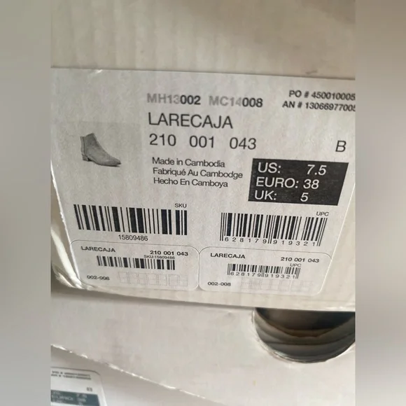 Aldo Larecaja Tan Leather Booties size 7.5M - Picture 3 of 6